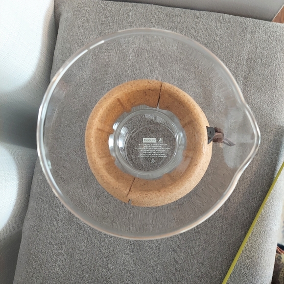 Mubod Replacement Glass Coffee Carafe Pour Over Pitcher Leather Cork Collar #157 - Picture 6 of 7